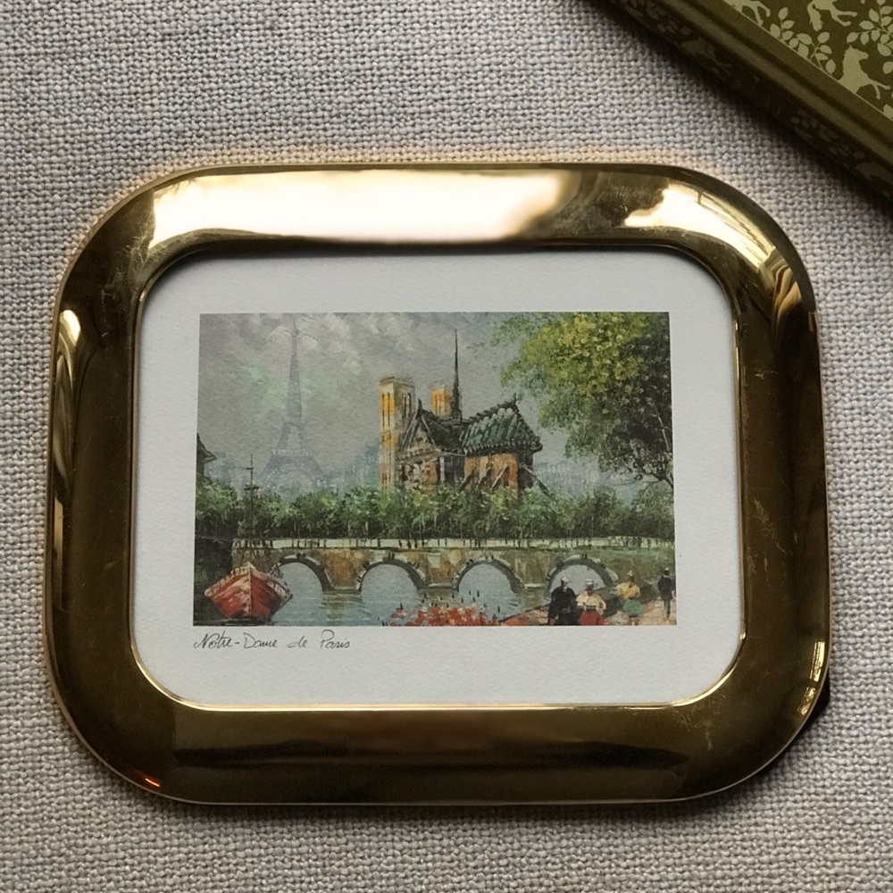 Vintage Notre Dame Print